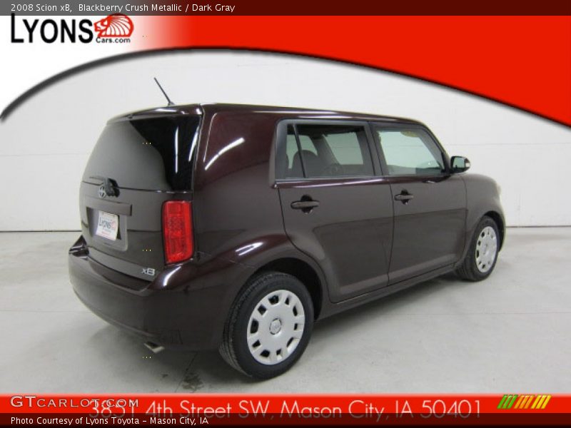 Blackberry Crush Metallic / Dark Gray 2008 Scion xB