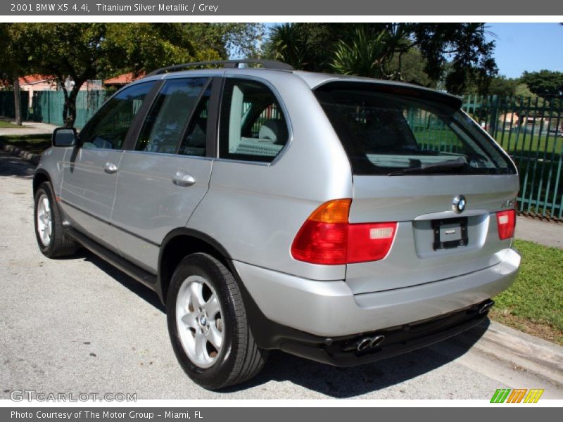 Titanium Silver Metallic / Grey 2001 BMW X5 4.4i