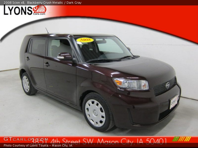 Blackberry Crush Metallic / Dark Gray 2008 Scion xB