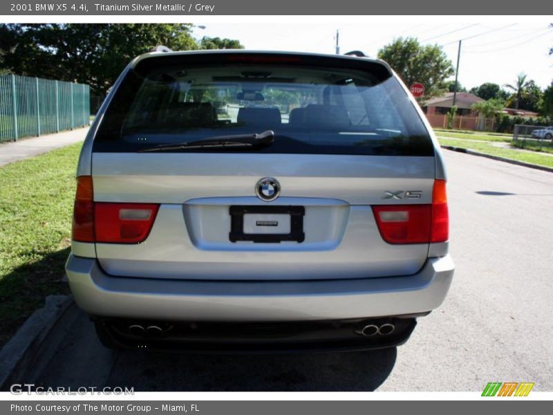 Titanium Silver Metallic / Grey 2001 BMW X5 4.4i