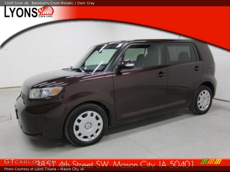 Blackberry Crush Metallic / Dark Gray 2008 Scion xB