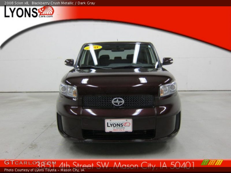 Blackberry Crush Metallic / Dark Gray 2008 Scion xB