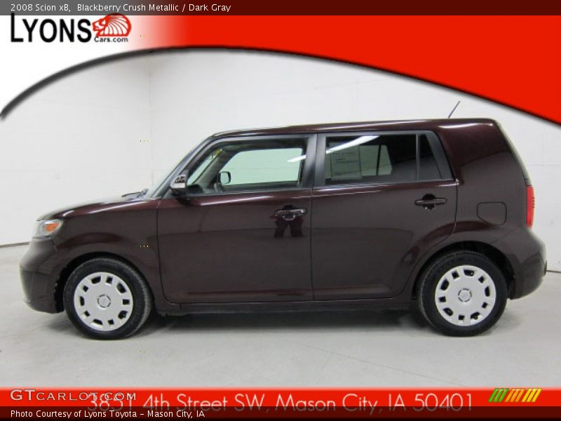 Blackberry Crush Metallic / Dark Gray 2008 Scion xB