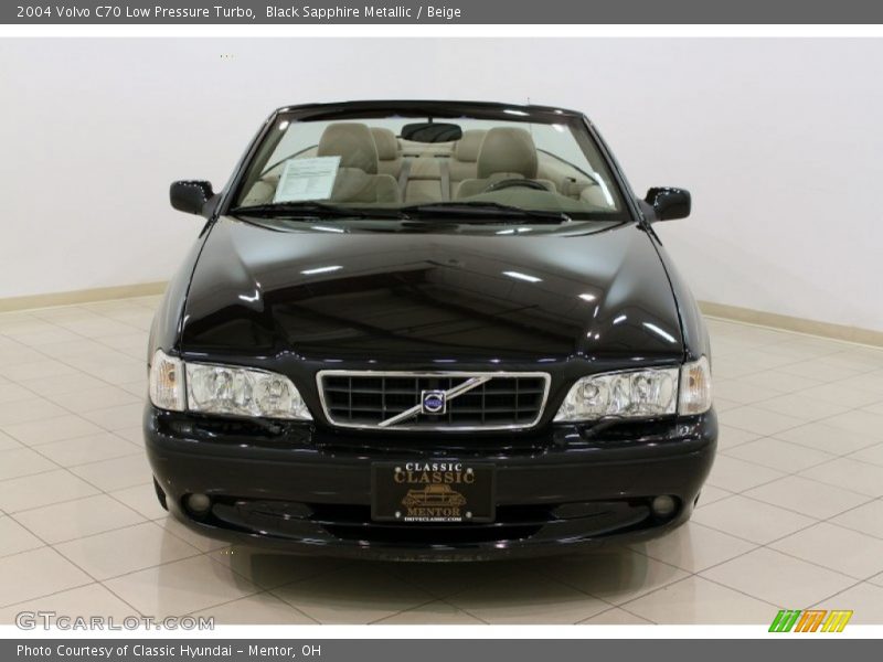 Black Sapphire Metallic / Beige 2004 Volvo C70 Low Pressure Turbo