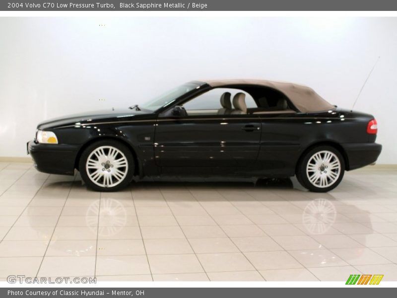 Black Sapphire Metallic / Beige 2004 Volvo C70 Low Pressure Turbo