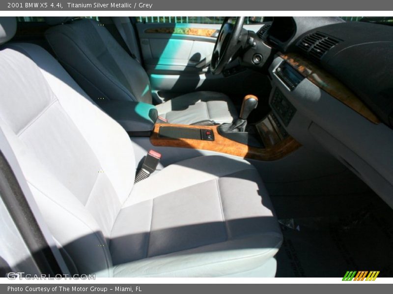 Titanium Silver Metallic / Grey 2001 BMW X5 4.4i