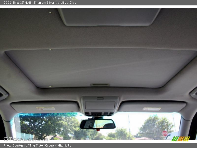Titanium Silver Metallic / Grey 2001 BMW X5 4.4i
