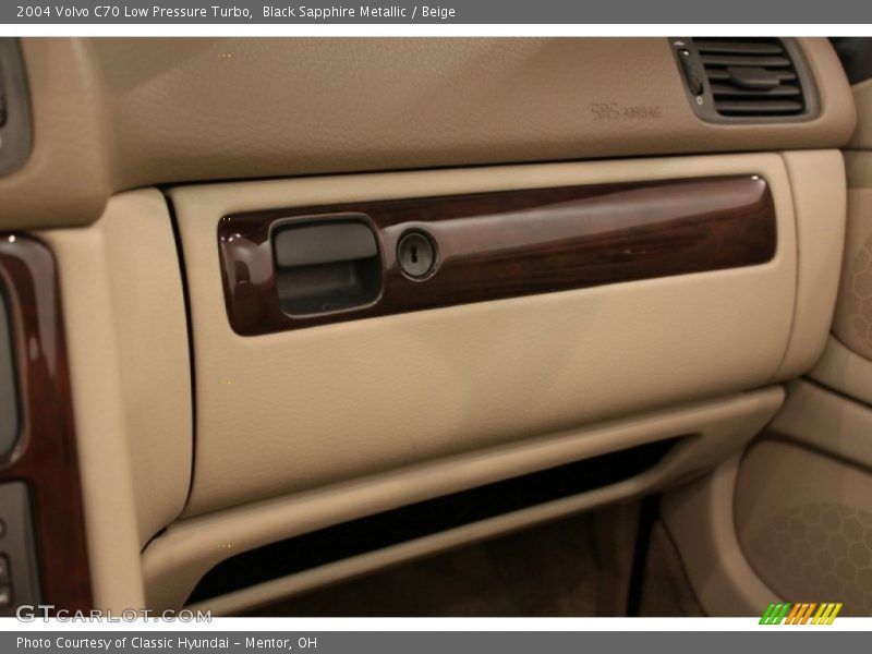 Black Sapphire Metallic / Beige 2004 Volvo C70 Low Pressure Turbo