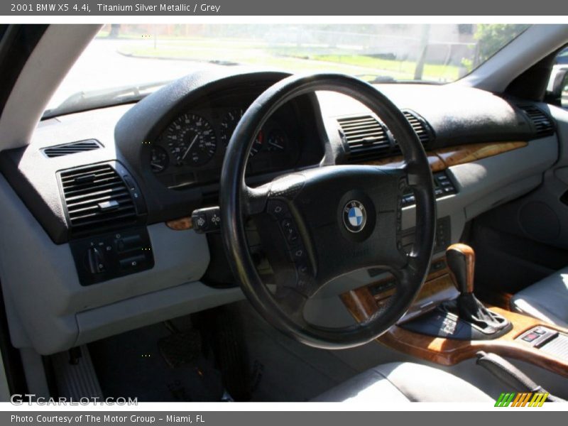 Titanium Silver Metallic / Grey 2001 BMW X5 4.4i