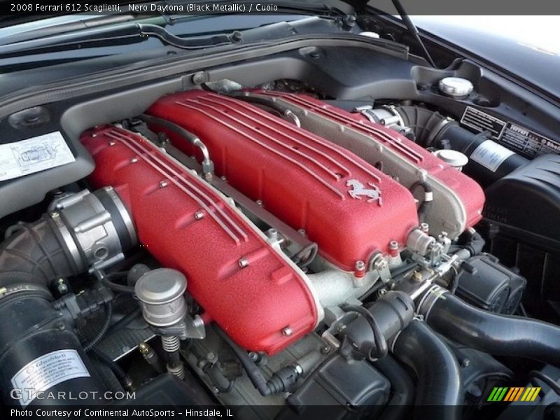  2008 612 Scaglietti  Engine - 5.7 Liter DOHC 48-Valve V12