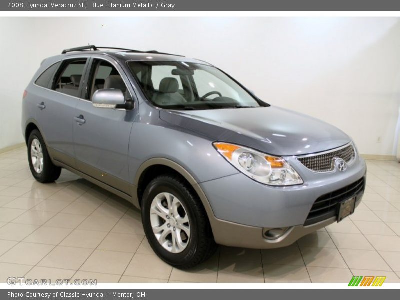 Blue Titanium Metallic / Gray 2008 Hyundai Veracruz SE