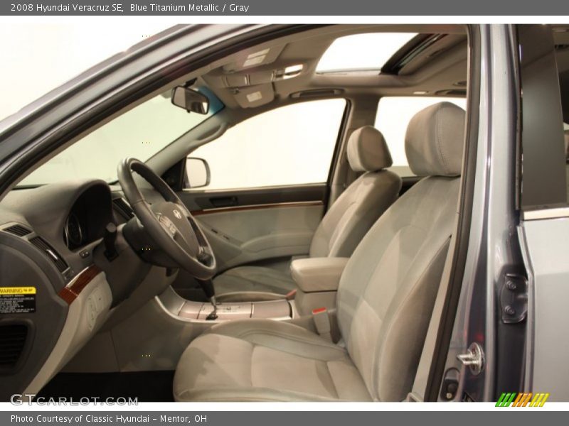 Blue Titanium Metallic / Gray 2008 Hyundai Veracruz SE