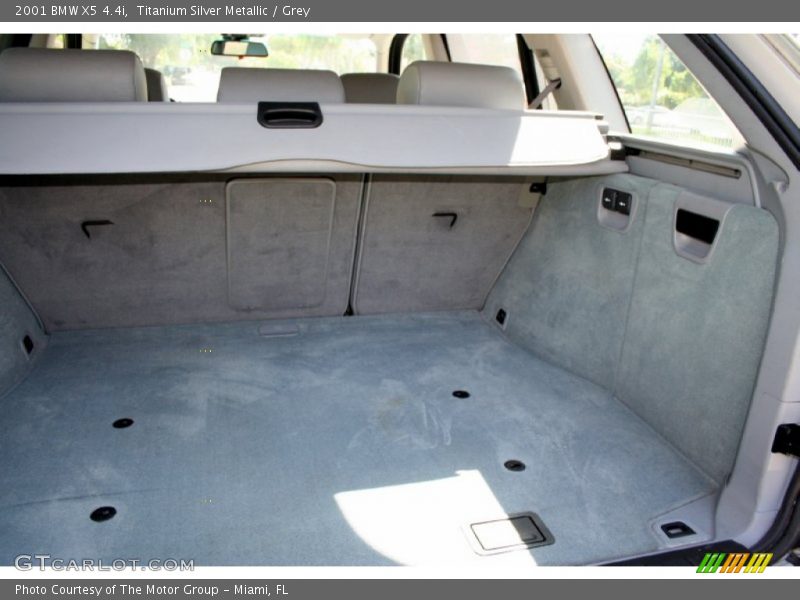 Titanium Silver Metallic / Grey 2001 BMW X5 4.4i