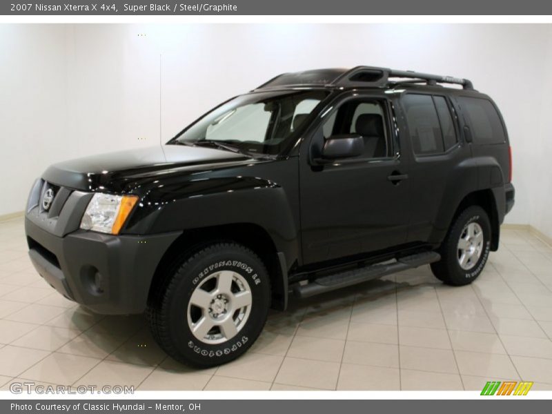 Super Black / Steel/Graphite 2007 Nissan Xterra X 4x4