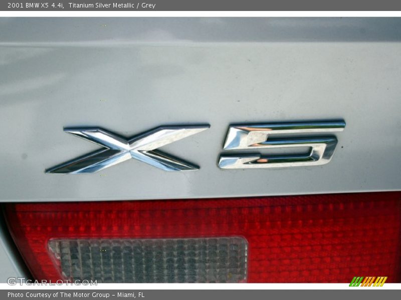 Titanium Silver Metallic / Grey 2001 BMW X5 4.4i