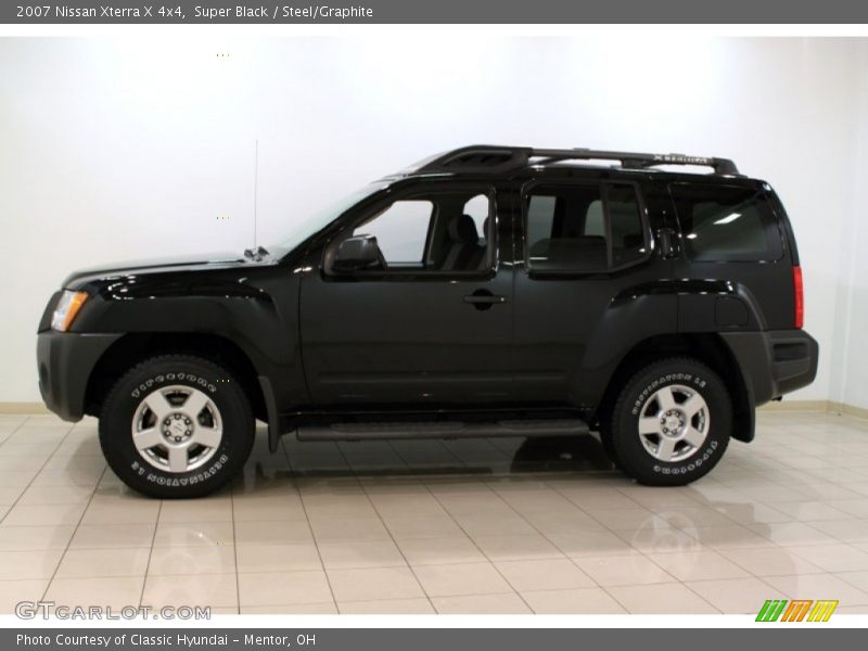 Super Black / Steel/Graphite 2007 Nissan Xterra X 4x4