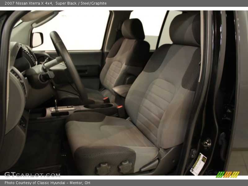 Super Black / Steel/Graphite 2007 Nissan Xterra X 4x4