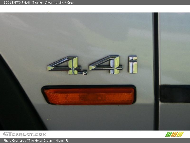 Titanium Silver Metallic / Grey 2001 BMW X5 4.4i