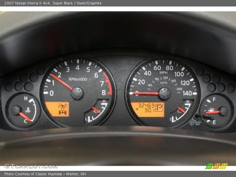 Super Black / Steel/Graphite 2007 Nissan Xterra X 4x4