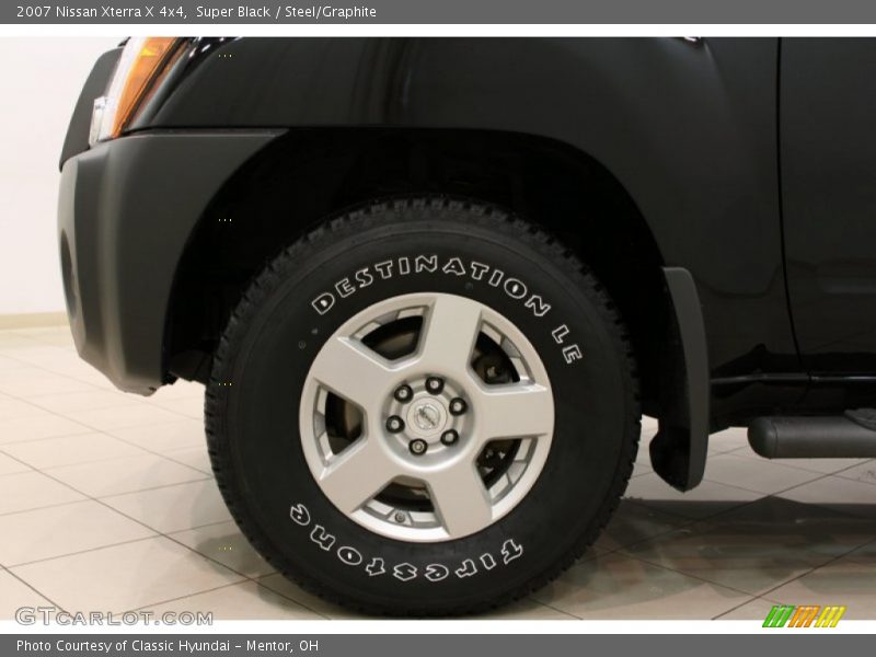 Super Black / Steel/Graphite 2007 Nissan Xterra X 4x4