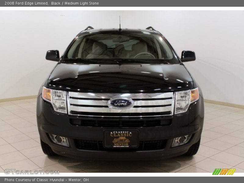 Black / Medium Light Stone 2008 Ford Edge Limited