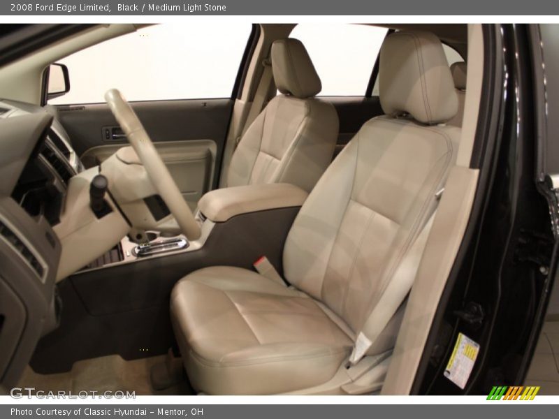 Black / Medium Light Stone 2008 Ford Edge Limited