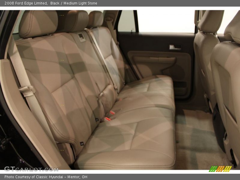 Black / Medium Light Stone 2008 Ford Edge Limited