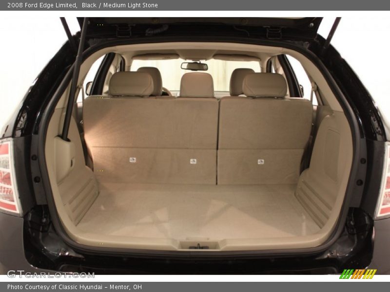 Black / Medium Light Stone 2008 Ford Edge Limited