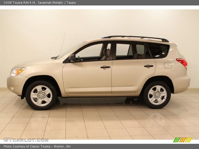 Savannah Metallic / Taupe 2008 Toyota RAV4 I4