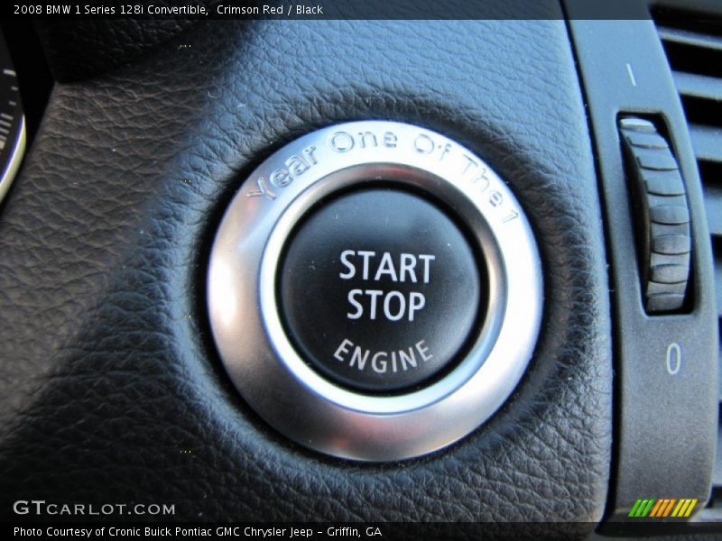 Crimson Red / Black 2008 BMW 1 Series 128i Convertible