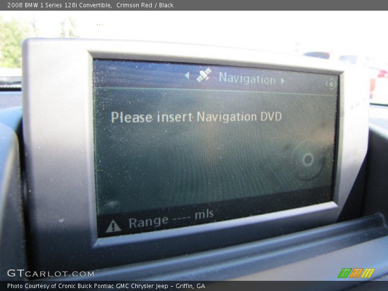 Crimson Red / Black 2008 BMW 1 Series 128i Convertible