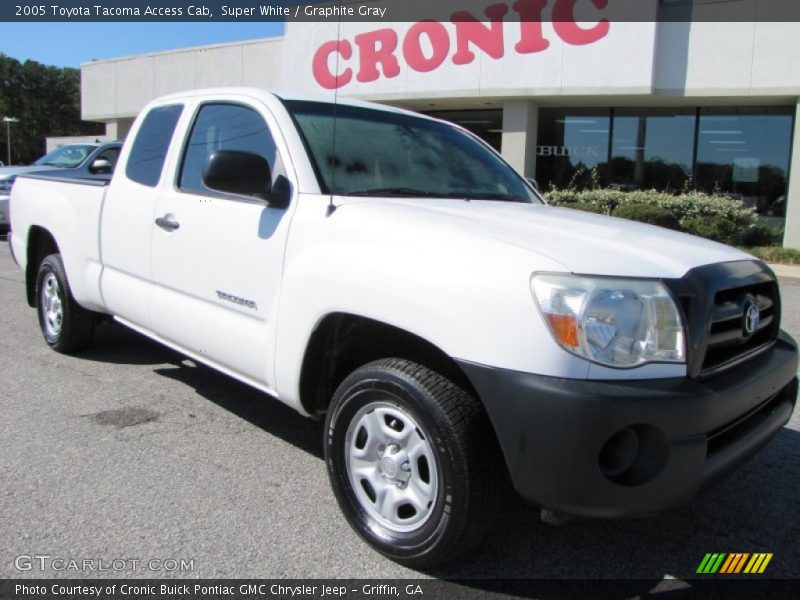 Super White / Graphite Gray 2005 Toyota Tacoma Access Cab