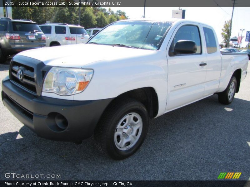 Super White / Graphite Gray 2005 Toyota Tacoma Access Cab