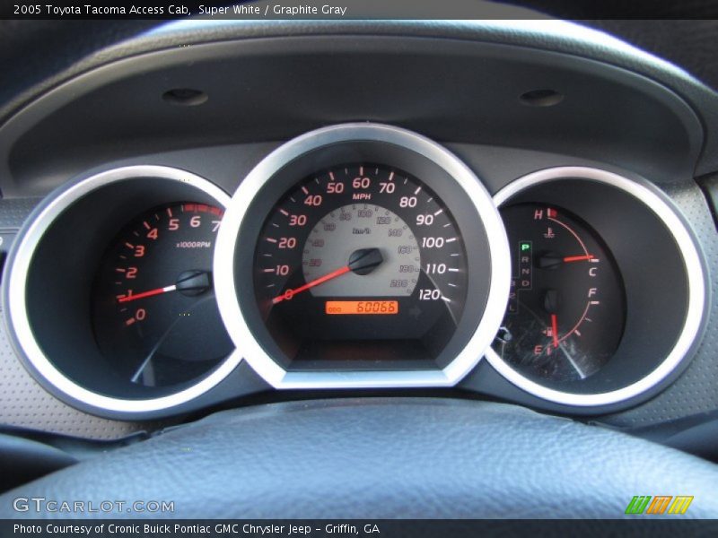 Super White / Graphite Gray 2005 Toyota Tacoma Access Cab