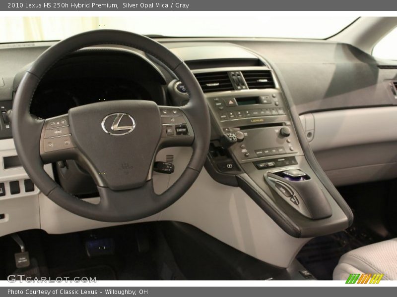 Dashboard of 2010 HS 250h Hybrid Premium