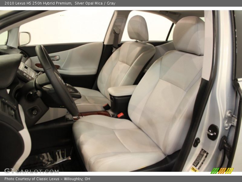  2010 HS 250h Hybrid Premium Gray Interior