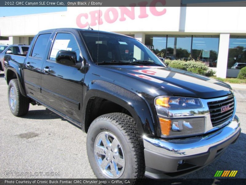 Onyx Black / Ebony 2012 GMC Canyon SLE Crew Cab