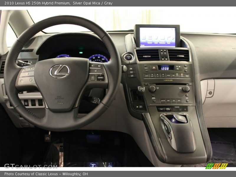 Dashboard of 2010 HS 250h Hybrid Premium