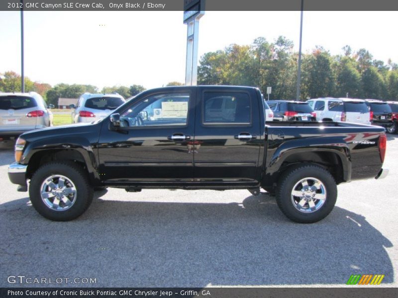 Onyx Black / Ebony 2012 GMC Canyon SLE Crew Cab