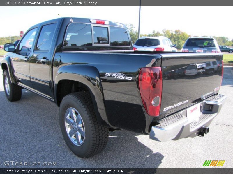 Onyx Black / Ebony 2012 GMC Canyon SLE Crew Cab