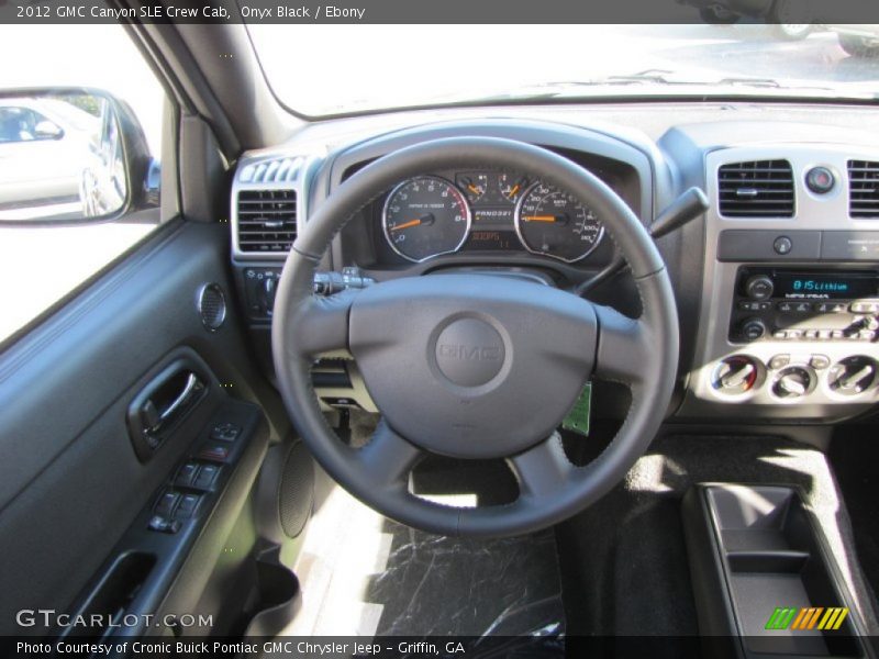 Onyx Black / Ebony 2012 GMC Canyon SLE Crew Cab