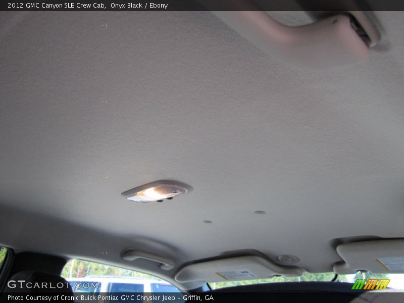 Onyx Black / Ebony 2012 GMC Canyon SLE Crew Cab