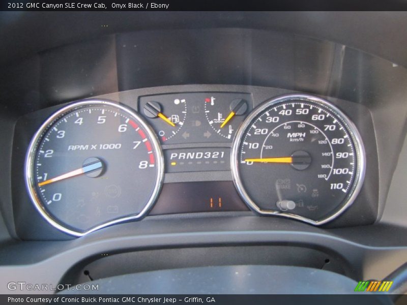  2012 Canyon SLE Crew Cab SLE Crew Cab Gauges