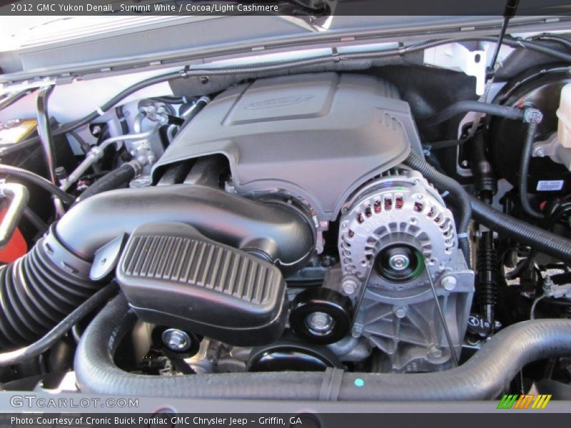 Summit White / Cocoa/Light Cashmere 2012 GMC Yukon Denali