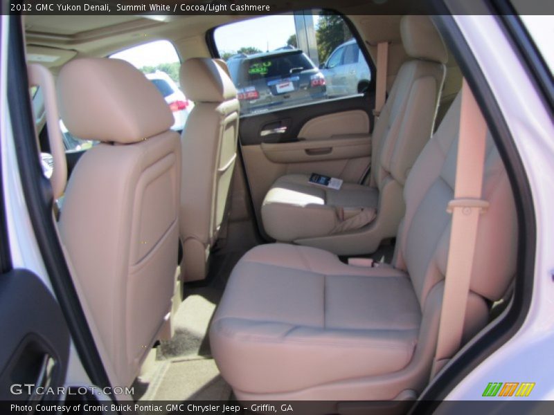 Summit White / Cocoa/Light Cashmere 2012 GMC Yukon Denali