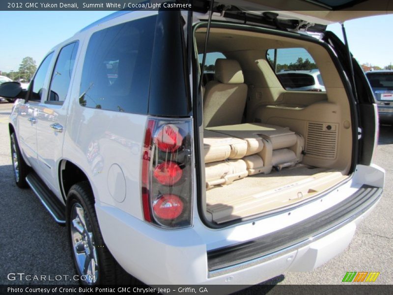 Summit White / Cocoa/Light Cashmere 2012 GMC Yukon Denali