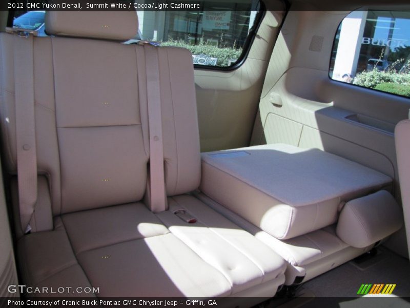 Summit White / Cocoa/Light Cashmere 2012 GMC Yukon Denali