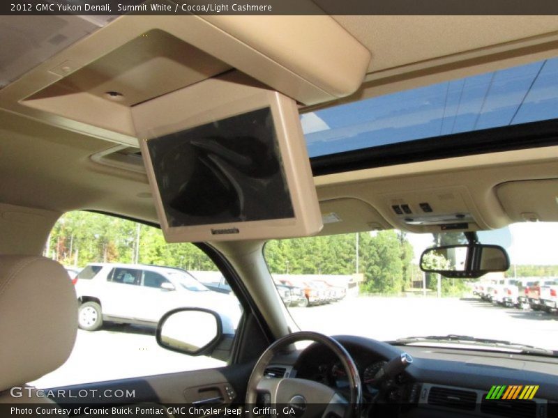 Summit White / Cocoa/Light Cashmere 2012 GMC Yukon Denali