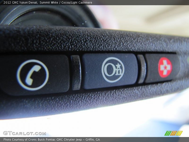 Summit White / Cocoa/Light Cashmere 2012 GMC Yukon Denali