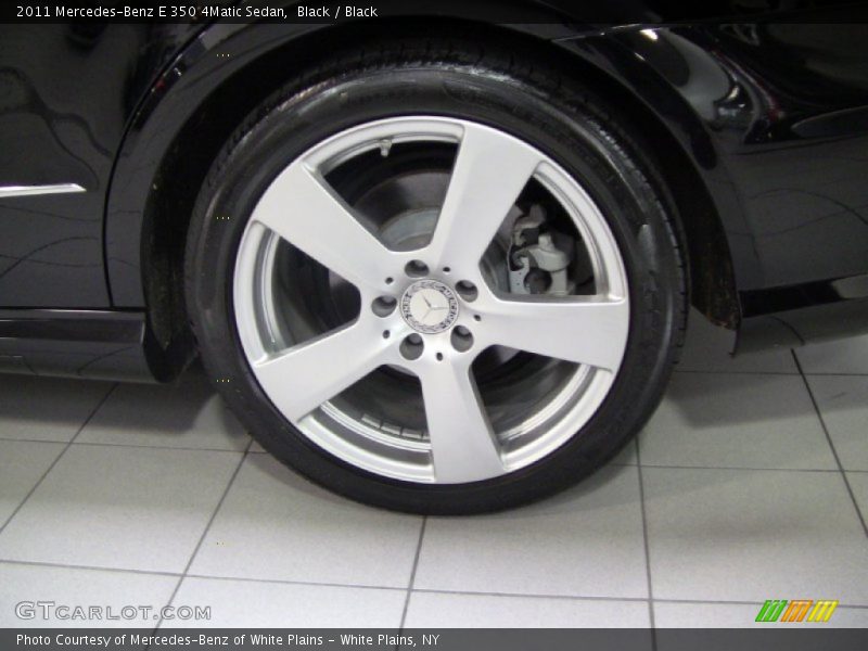 Black / Black 2011 Mercedes-Benz E 350 4Matic Sedan